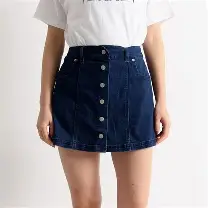 Minigonna Denim Scuro